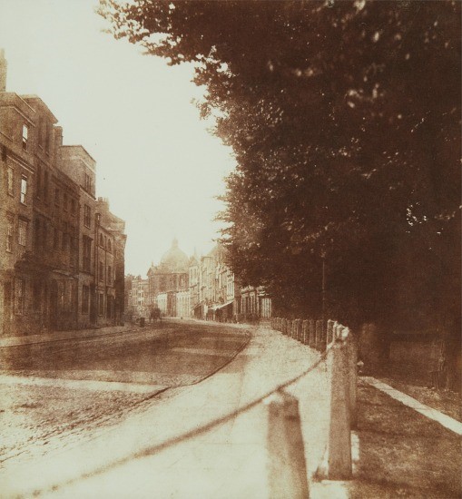Photograph by William Henry Fox Talbot, 'Oxford High Street', salted paper print, ca. 1839